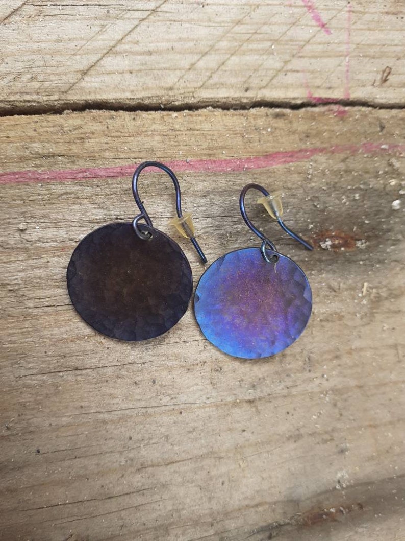 Titanium earrings