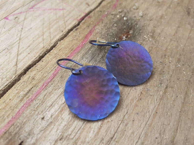 Titanium earrings