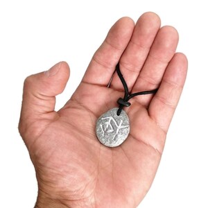 Binding Runes Necklace Set of wisdom & Strength Handmade Binding Runes ...