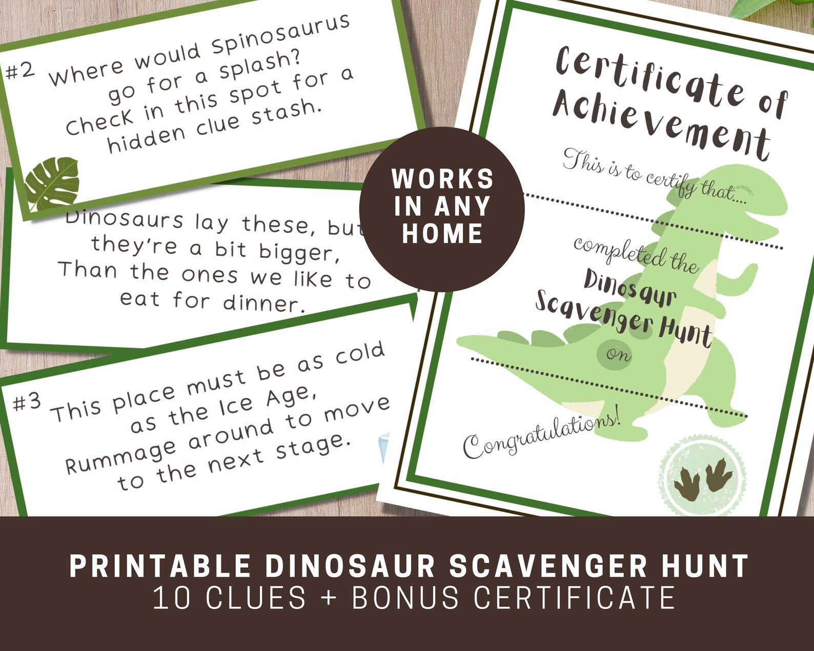Printable Dinosaur Scavenger Hunt Clues Dinosaur Party - Etsy Singapore