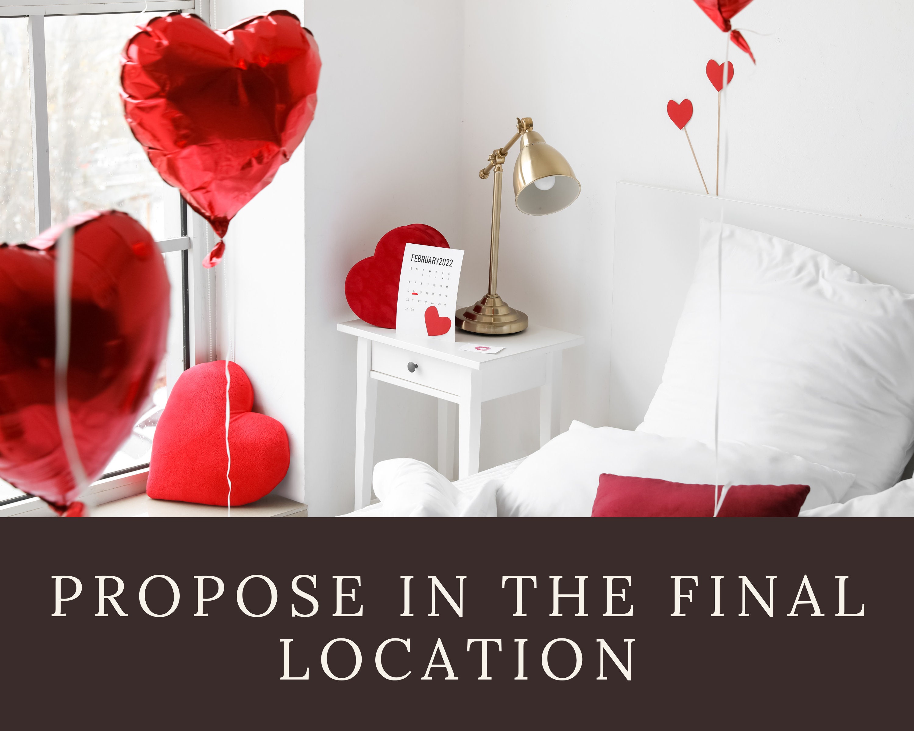 Proposal Scavenger Hunt Clues printable, Cute Proposal Idea for Him or