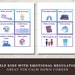 30 Printable Calm Down Cards for Kids, Classroom Calm Corner Flashcard ...