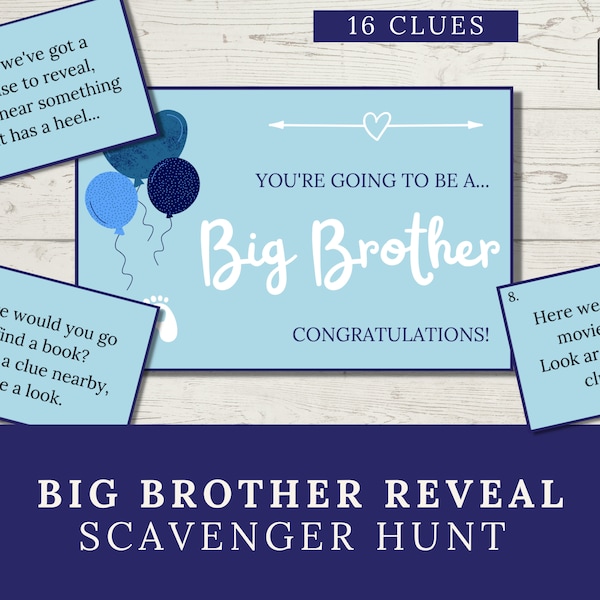 Scavenger Hunt Pregnancy Announcements Etsy