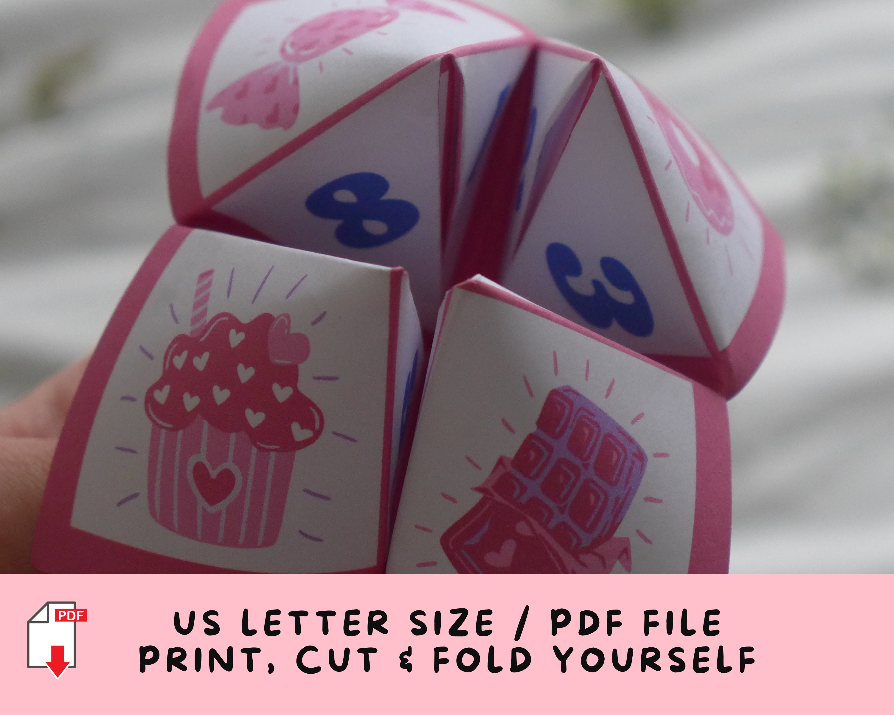 Printable Truth or Dare Fortune Teller for Teenage Girls & Tweens