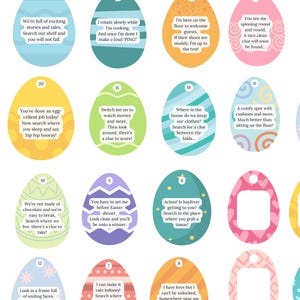 Easter Egg Scavenger Hunt Clues: Rhyming Riddles (Printable PDF)