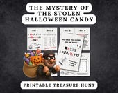 Halloween Candy Scavenger Hunt: Spooky Mystery Puzzle Game for Kids & Teens (Printable PDF)