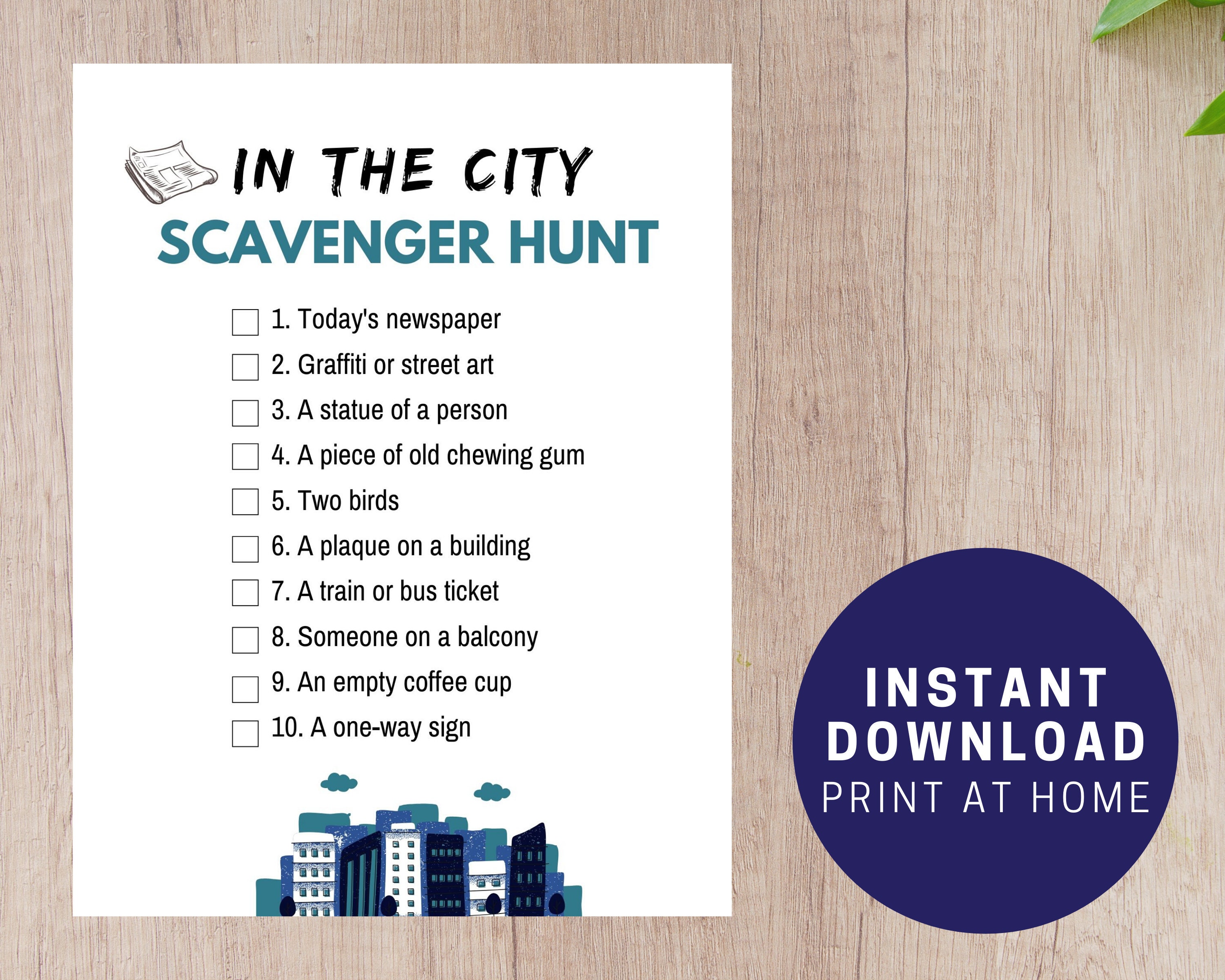 Scavenger Hunt Ideas For Adults Around Town