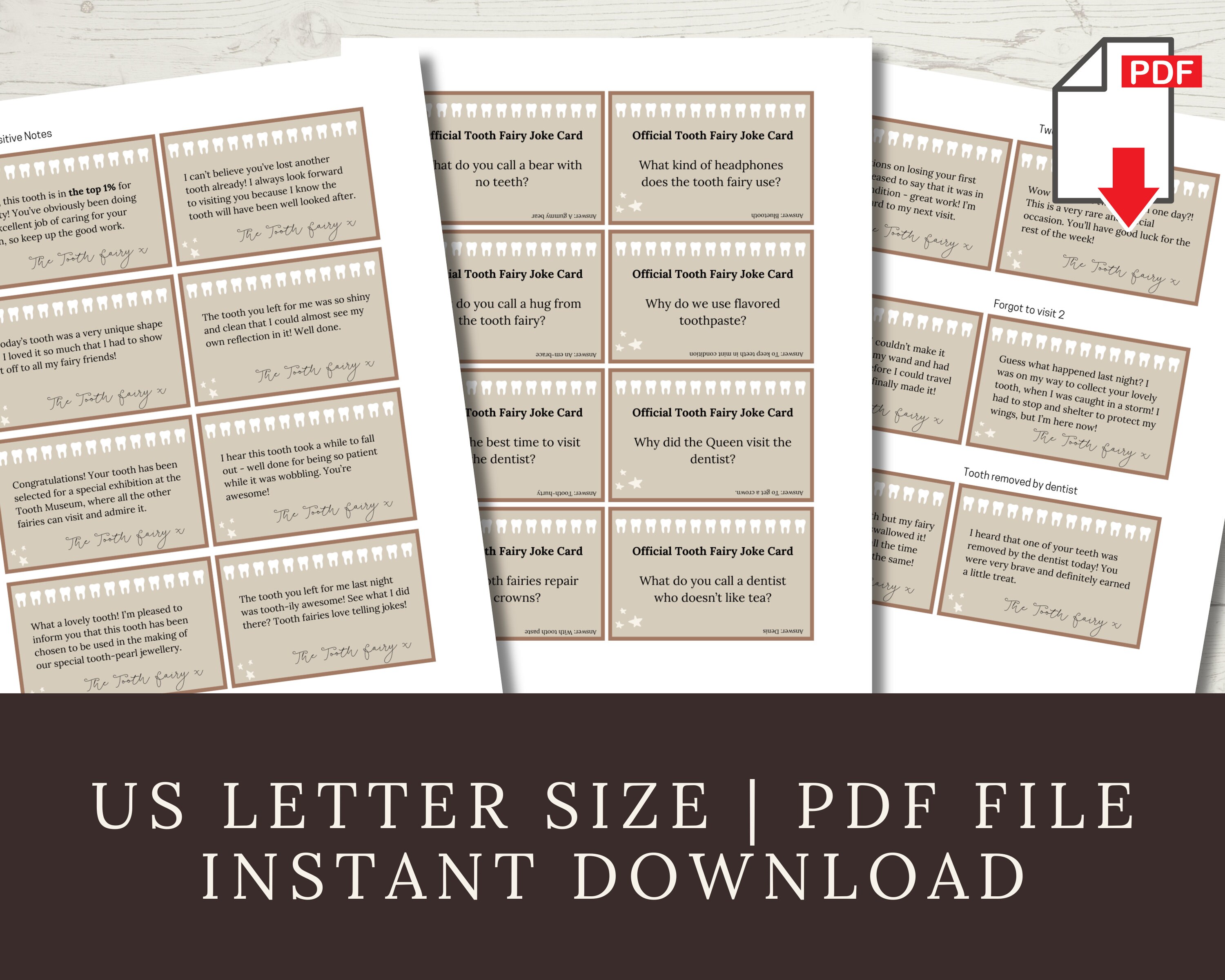 22 Printable Tooth Fairy Notes Jokes Bundle Tooth Fairy Letter Kit 22-printable-tooth-fairy-notes-jokes-bundle-tooth-fairy-letter-kit