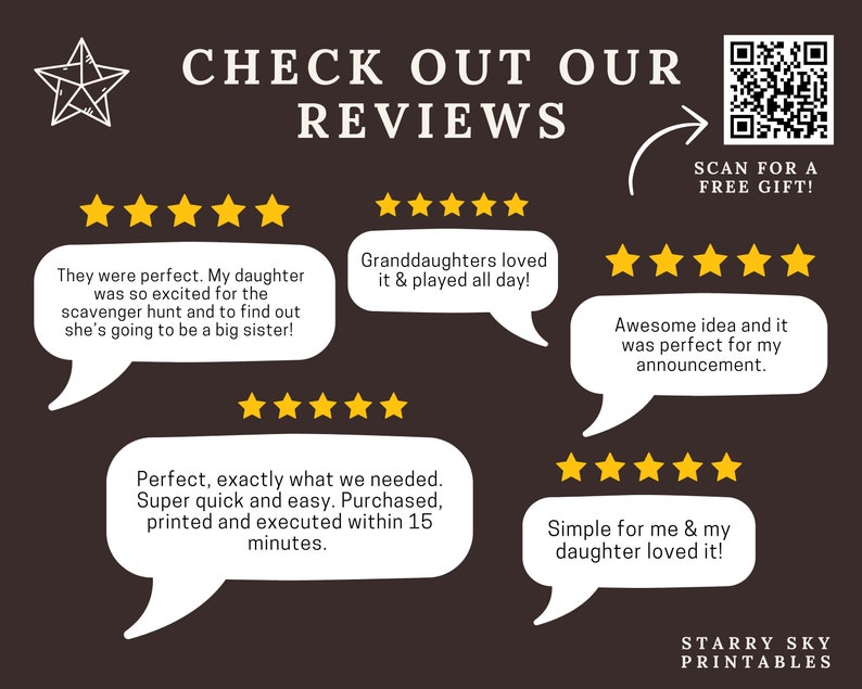 Christmas Scavenger Hunt for Kids, Teens & Tweens, Printable Treasure