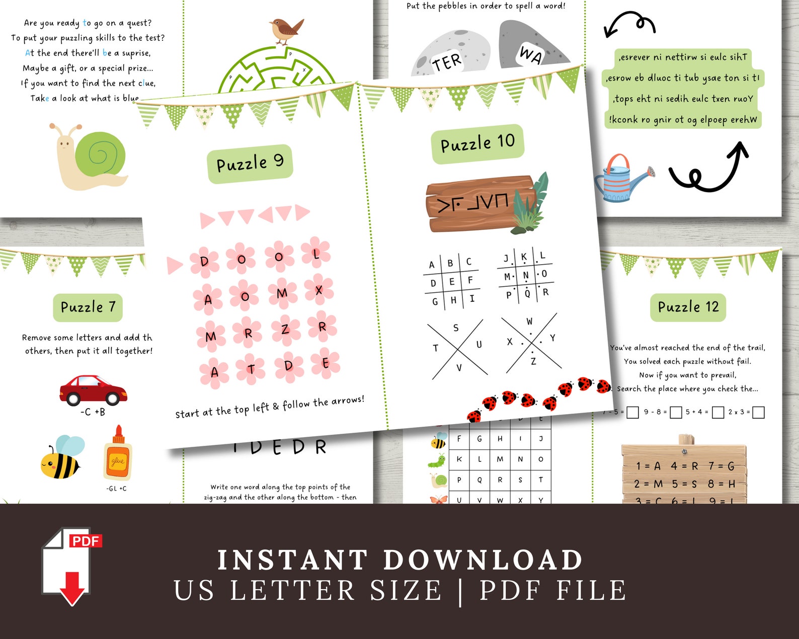 Backyard Scavenger Hunt Clues: Outdoor Hunt With Escape Room Style ...