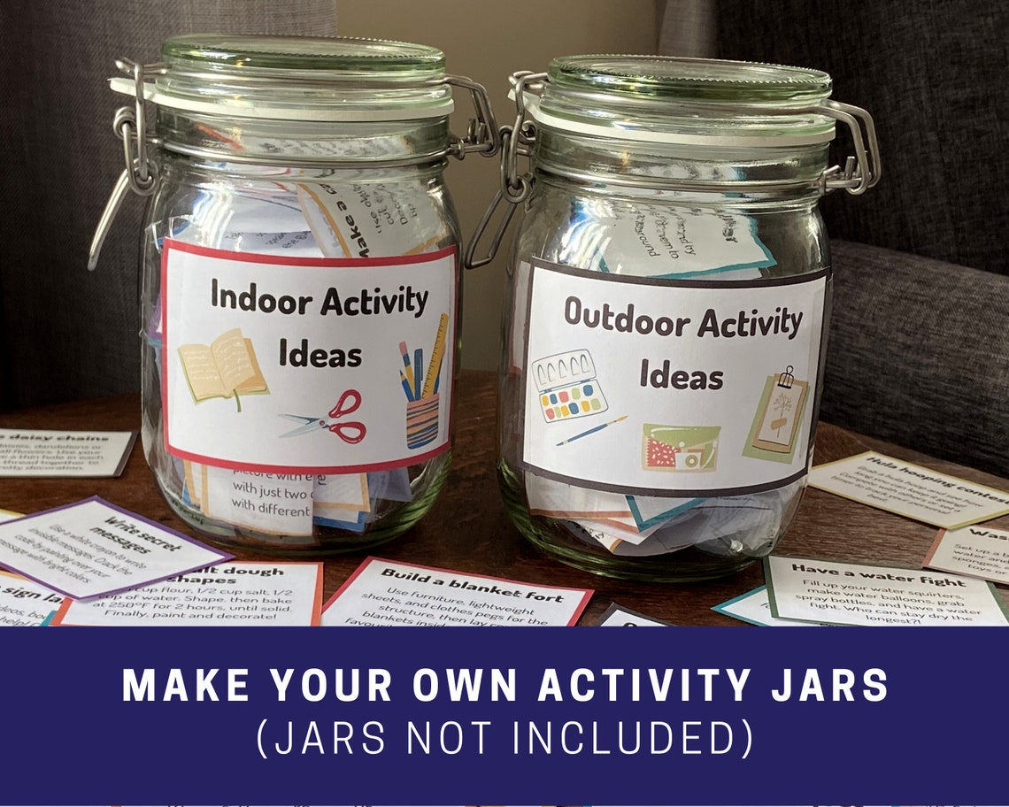 Printable Activity Card Bundle for Kids 84 Cards Indoor and - Etsy