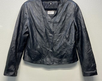 VTG ペンドルトン 100% レザー ジャケット ブラック レディース サイズ L