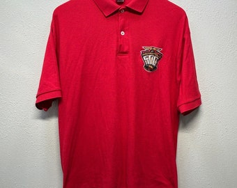 VTG 1997 Indianapolis 500 Rotes Poloshirt Herren Sz L