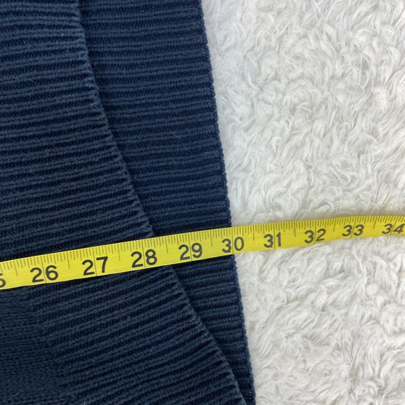 Vtg J. Riggings V Neck Sweater Blue 100% Cotton M… - image 6