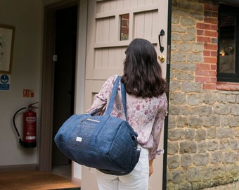 Eco friendly Weekender Bag I Hemp Duffel Bag I Travel Bag I Organic, vegan & Ethical I Handmade Hemp bag