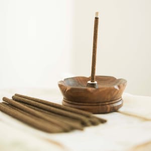 Handmade Wooden Incense Holder | Minimalist & Natural Design