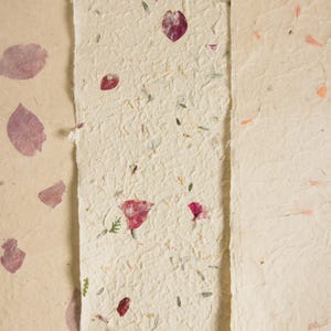 Handmade Floral Paper | Eco-friendly Luxury Biodegradable Paper