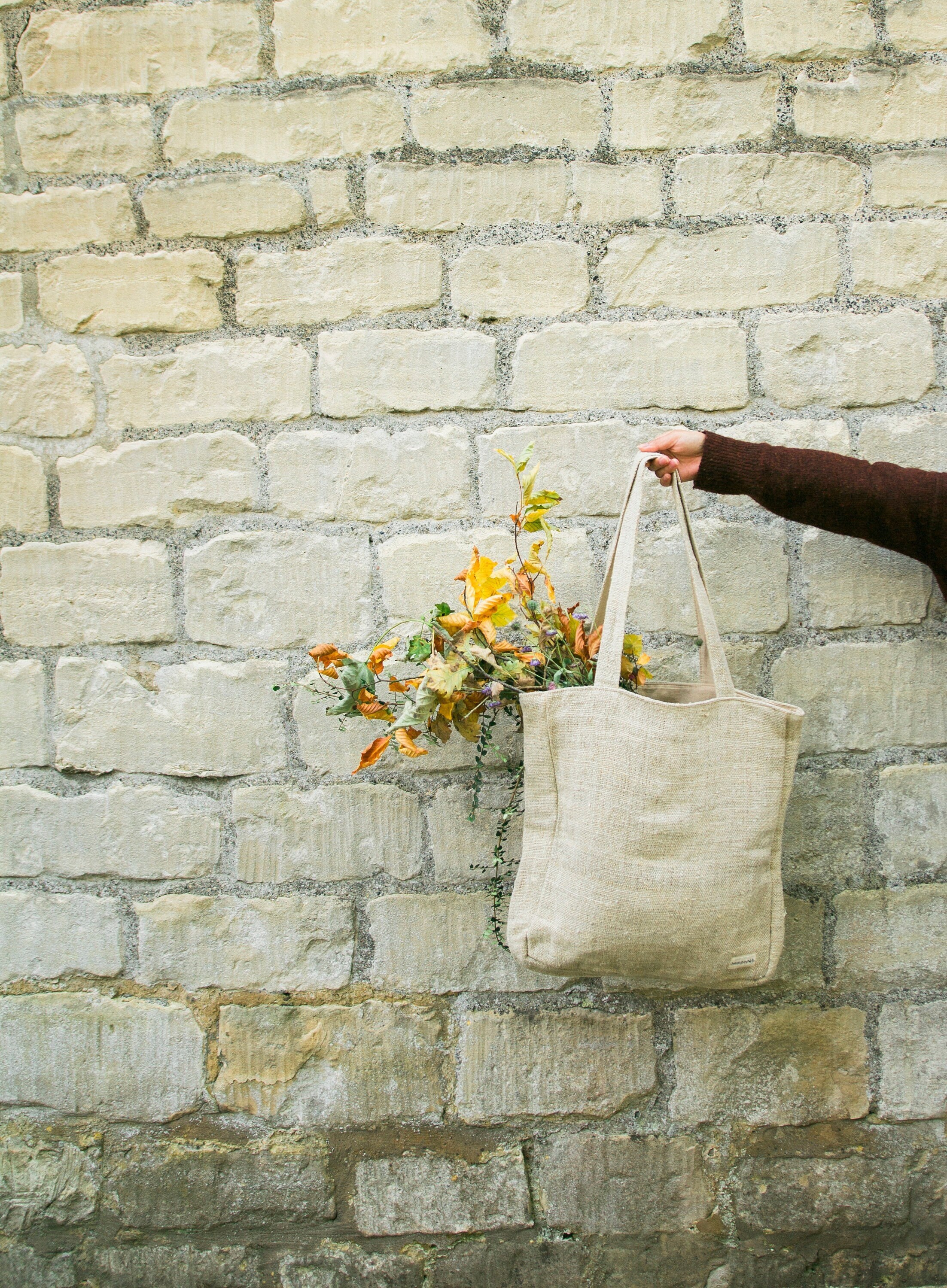 Hemp beach bag best sale
