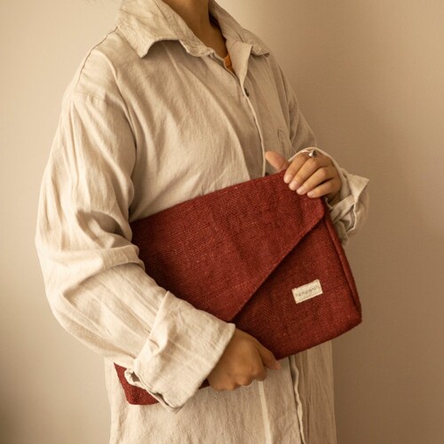 Ecofriendly Hemp Laptop Sleeve Case Hemp Laptop Cover in Etsy UK