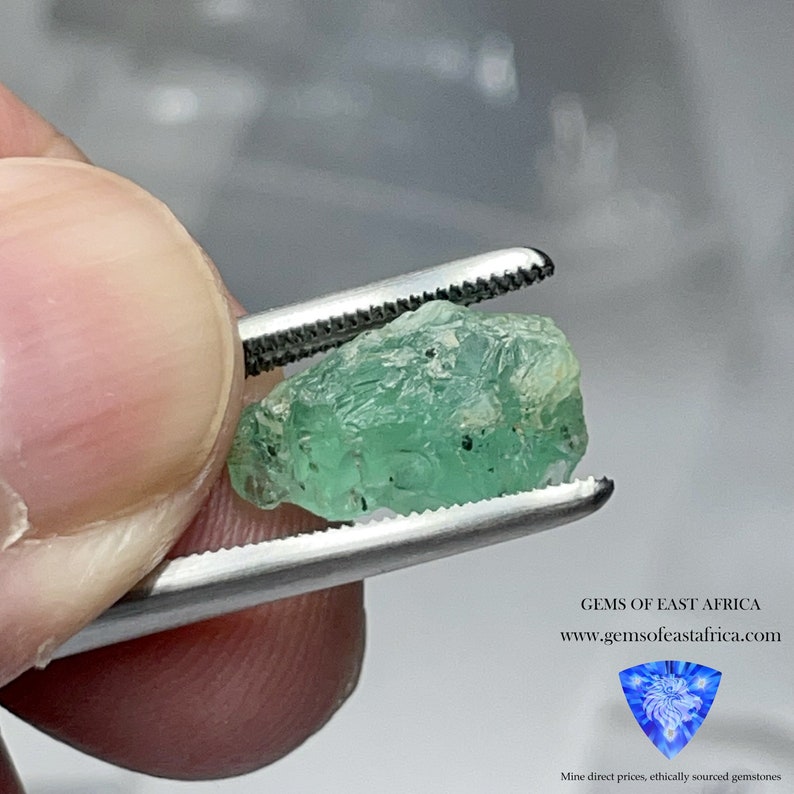excellent for a collection or set in jewellery as is or cab or facet 5.40ct Emerald Untreated Unheated Tanzania No Oil