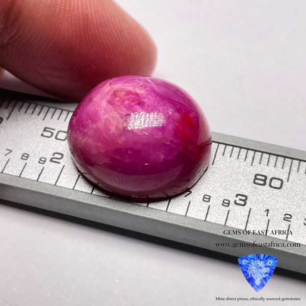 38.86ct Ruby, Untreated Unheated from a special location in Kenya called Lake Turkana. Beautiful piece from a 1995 deposit.