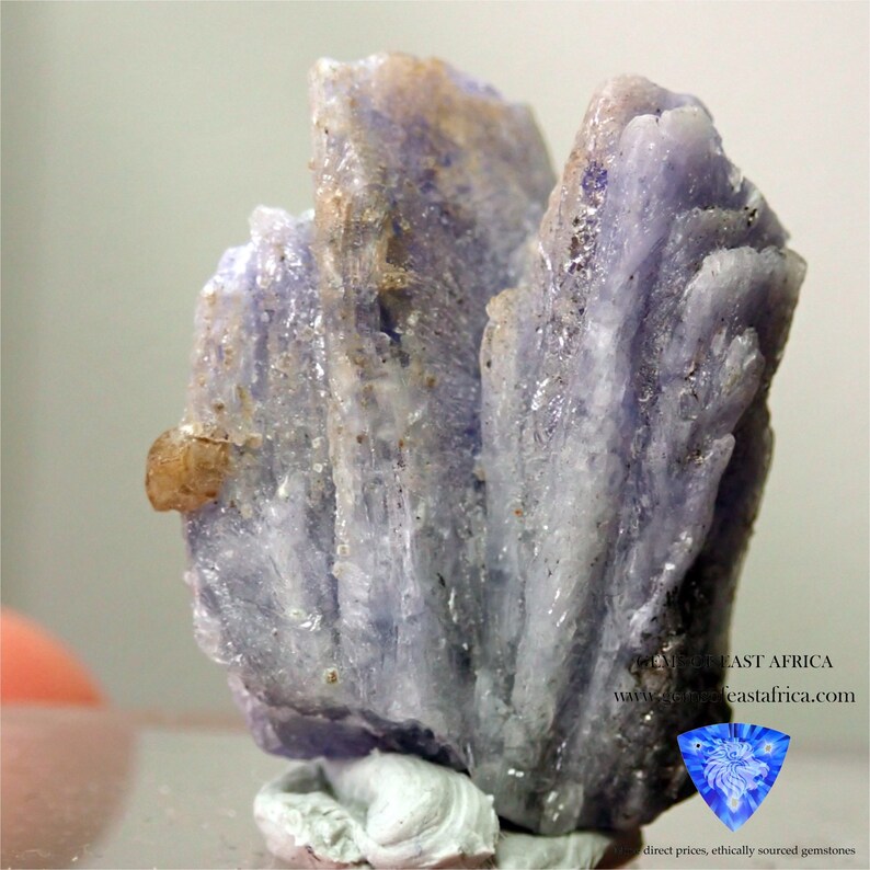 Gently Heated Tanzania 40.87ct Tanzanite Crystal