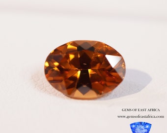2.62ct Zircon, Tanzania, Unheated Untreated - will turn yellow - orange if you would like to heat it. Natural Genuine Gemstones