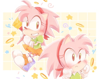 Amy Rose Sonic - Etsy