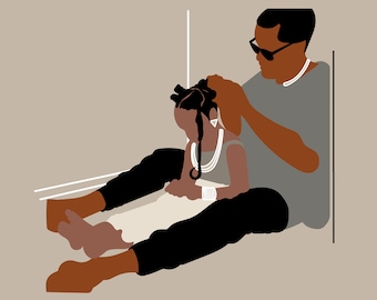 daddy, do my hair?