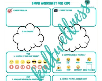 Standard EMDR Worksheet for Kids