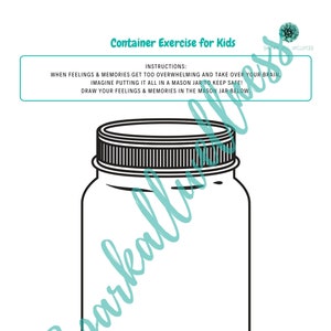 EMDR  Mason Jar Container Worksheet
