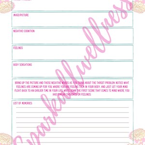 EMDR Pink Dahlia ThemeBundle for Adolescents & Adults | Etsy