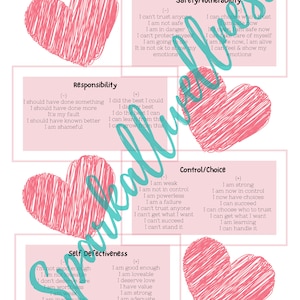EMDR Hearts Themed Bundle for Kids