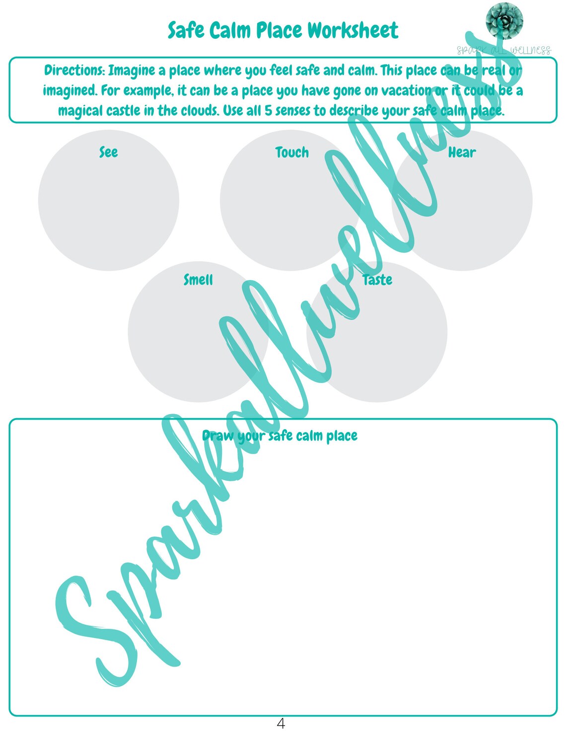 EMDR Mini Workbook for Kids | Etsy