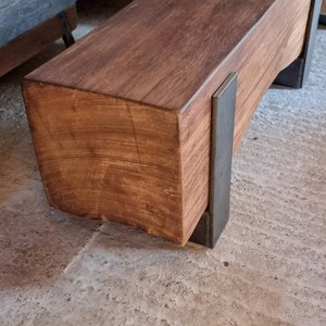 Oak beam bench