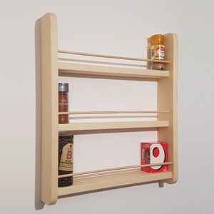 Spice Rack 2-5 Shelf Wall Mountable Kitchen Storage image 5