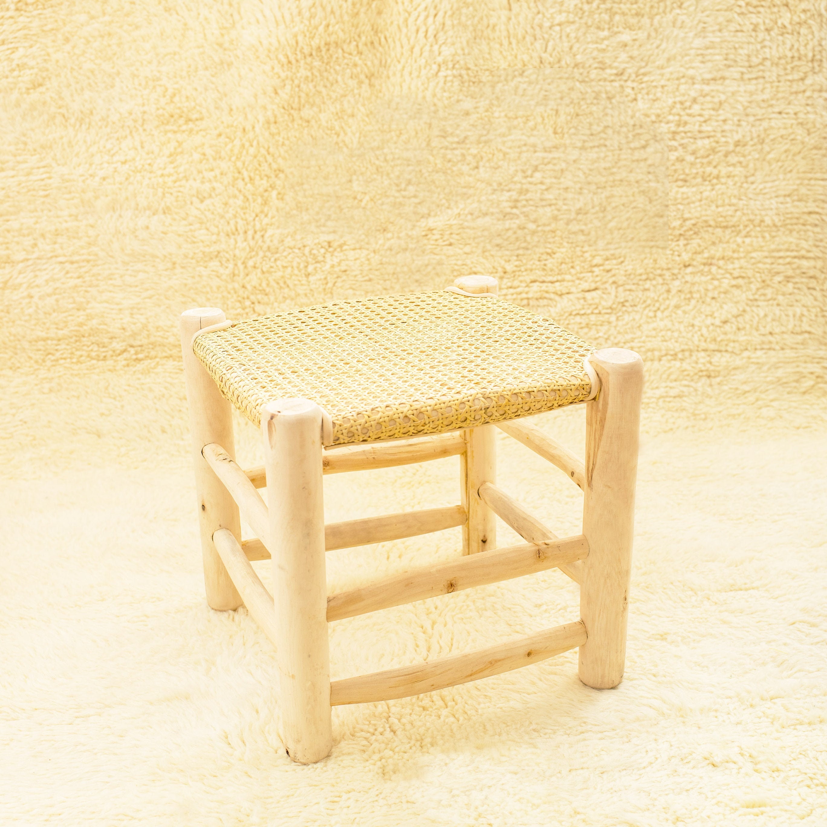 Tabouret en Cannage Fait Main