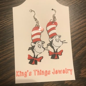 Cat In The Hat Earrings