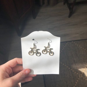 Bicycle Earrings