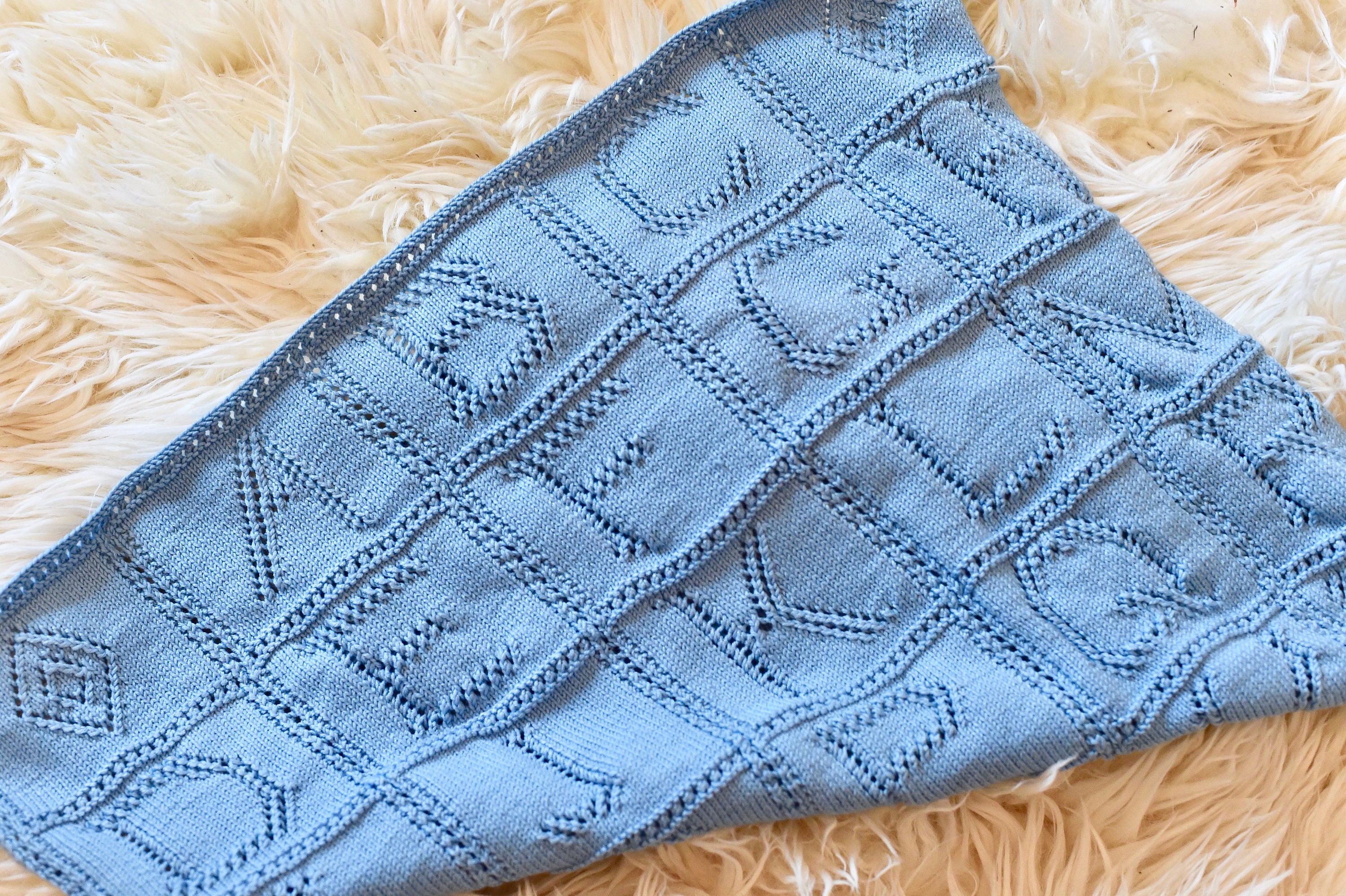 Debbie Bliss Blanket Etsy