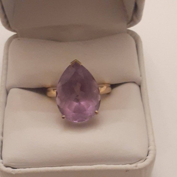 10k Gold Amethyst Ring