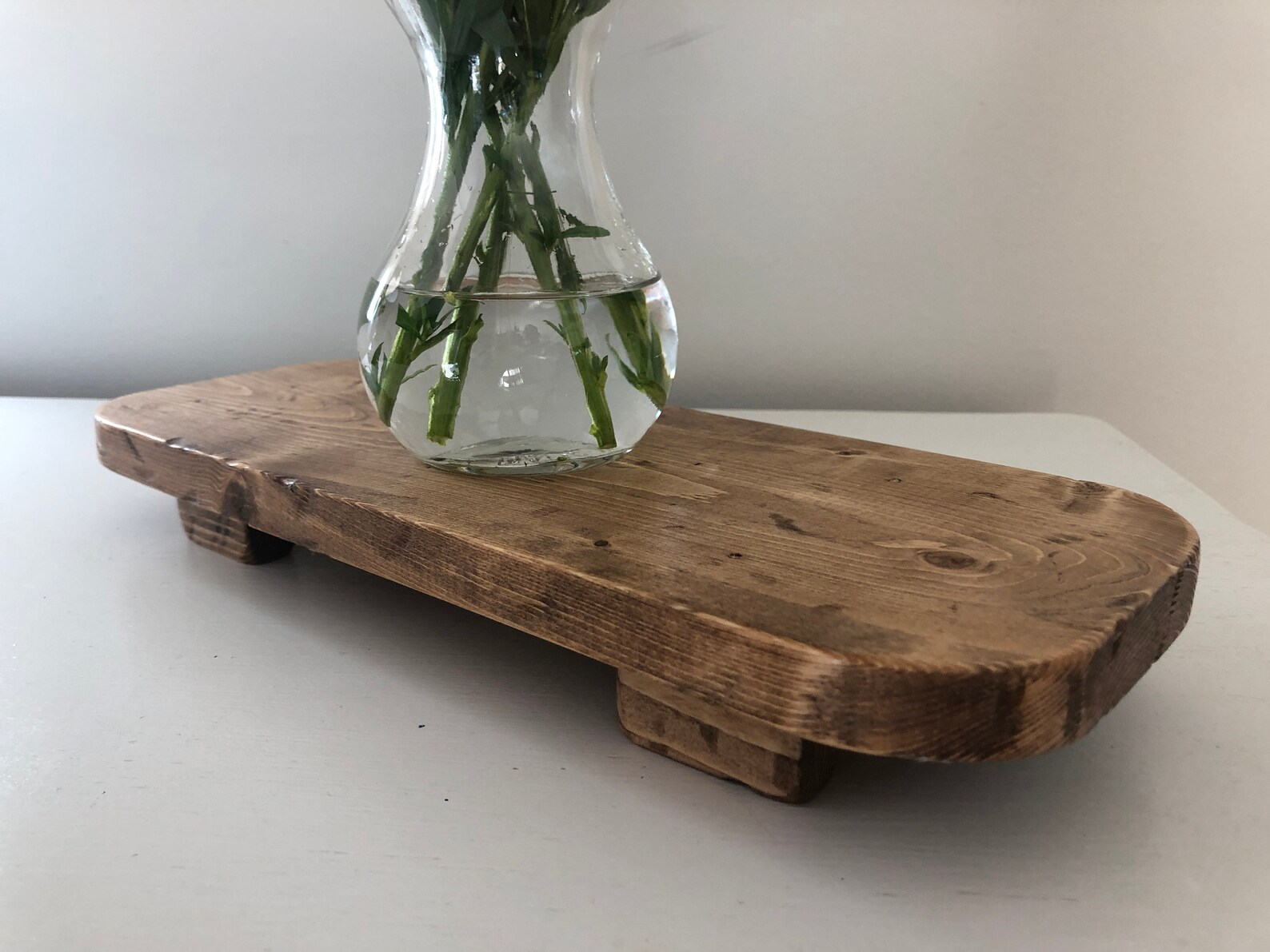 Rustic Wood Riser Farmhouse Wood Riser Wood Pedestal Etsy
