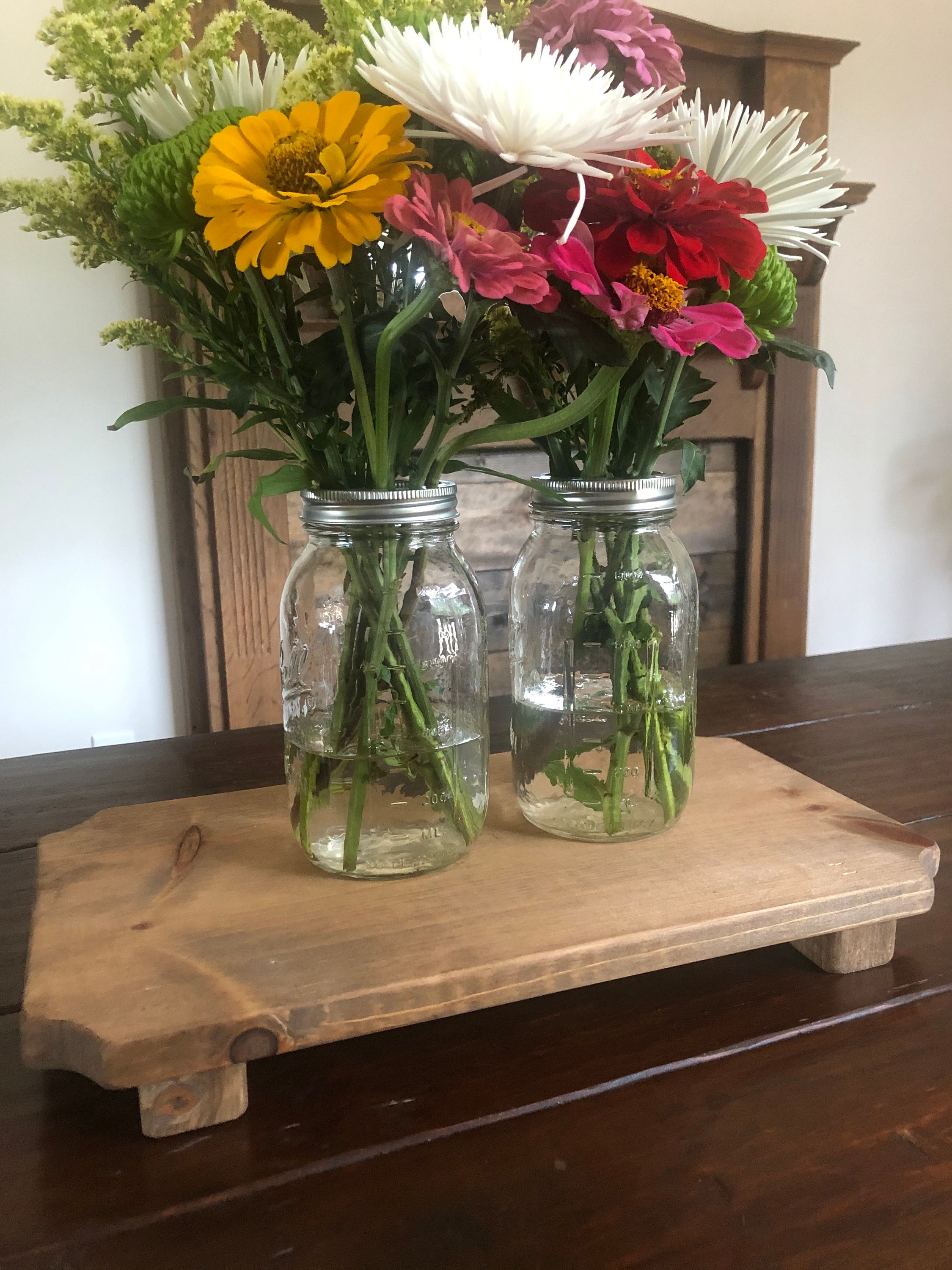 Rustic Wood Riser | Farmhouse Riser | Tabletop Riser - Etsy