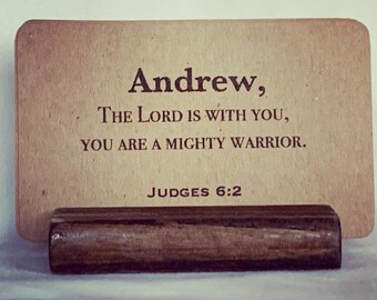 Scripture Cards for Man, Boyfriend Gift, Fiance Gift, Bible Verse Cards for Men Bible, engagement gift man, Christian Grooms Gift Journal