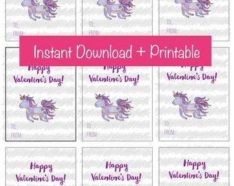Unicorn Valentine Cards: Scripture Cards for Kids (Downloadable)