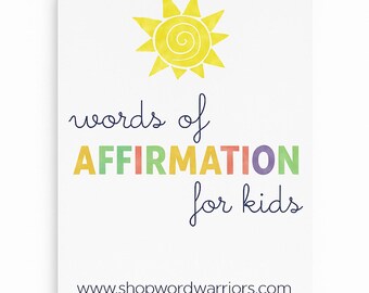 Kids Affirmation Cards: Watercolor Animals, Lunch Box Notes (Set of 20)