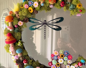 Fairy wreath for door