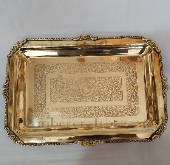 large decorative serving trays