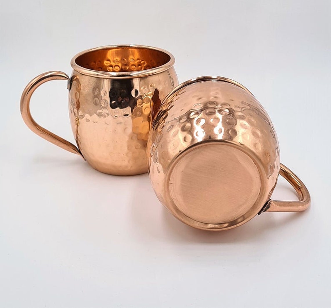 Vintage 100 Pure Copper Drinking Water Mug Ayurveda Health Etsy