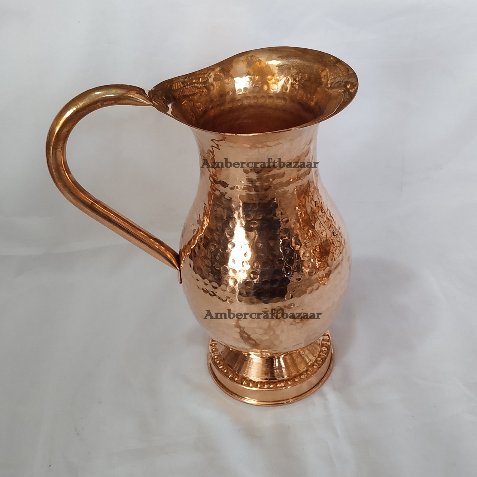 Pure Copper Jug Luxury Design Storage Drinking Water Pitcher Etsy
